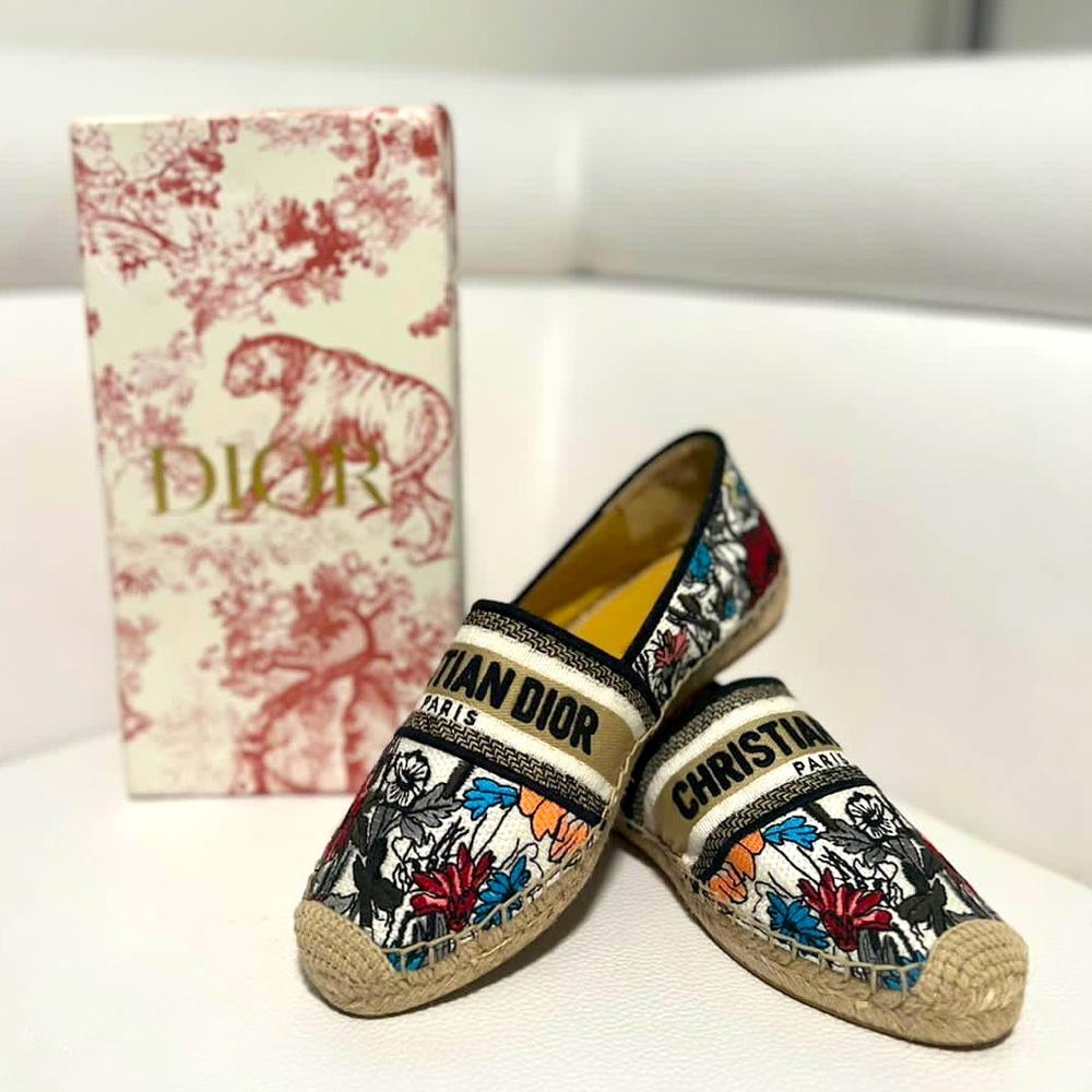 Dior Granville espadrille size 8